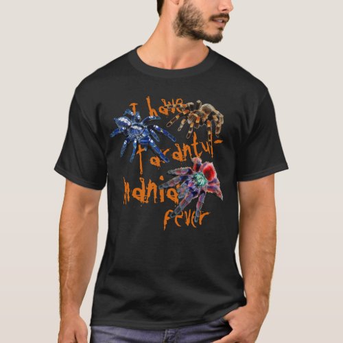 Tarantula blueredorangeblack tarantula spider T_Shirt