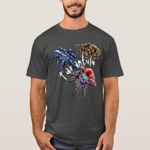 Tarantula blueredorangeblack tarantula spider T T_Shirt