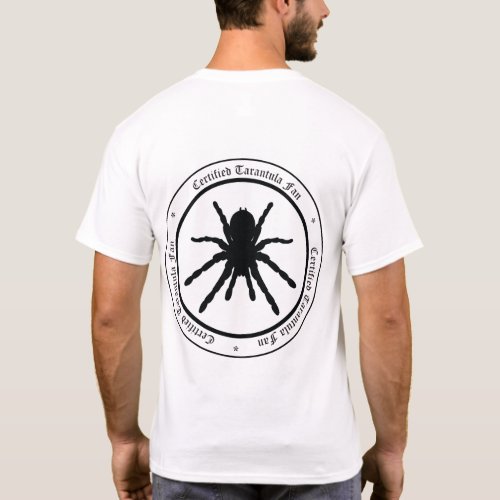 Tarantula Fan T_shirt back logo