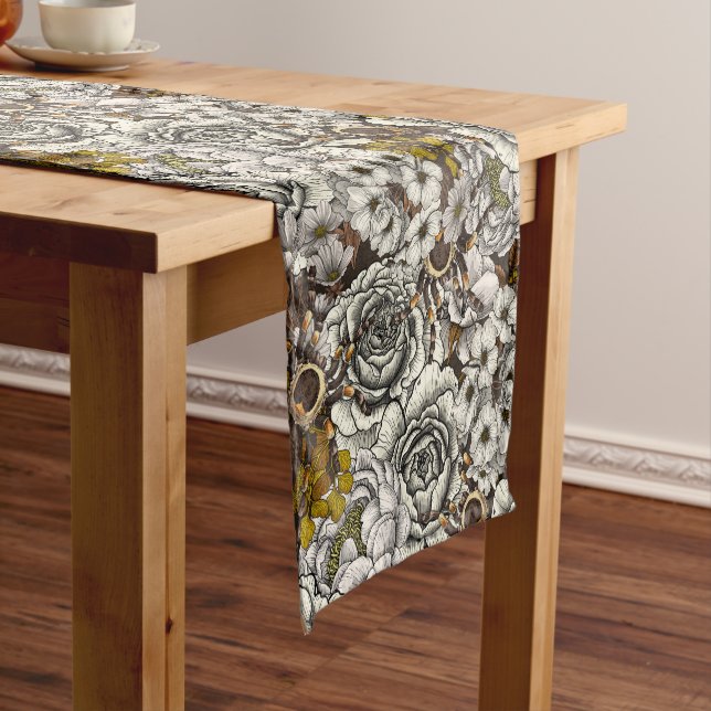 Tarantula garden 2 short table runner (In Situ)