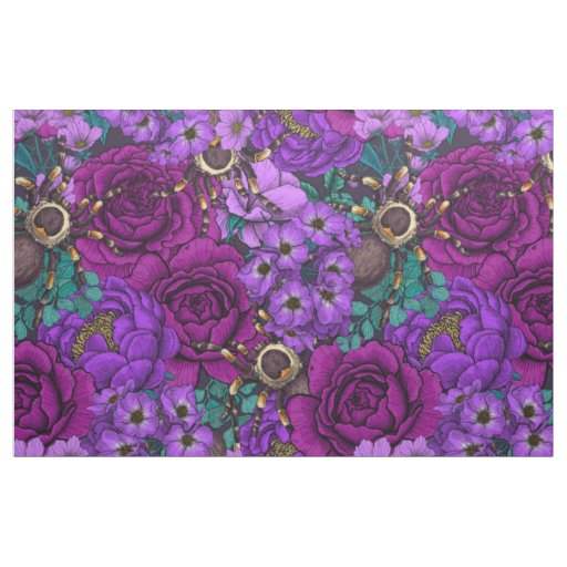 Tarantula garden 3 fabric