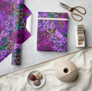 Tarantula garden 3 wrapping paper