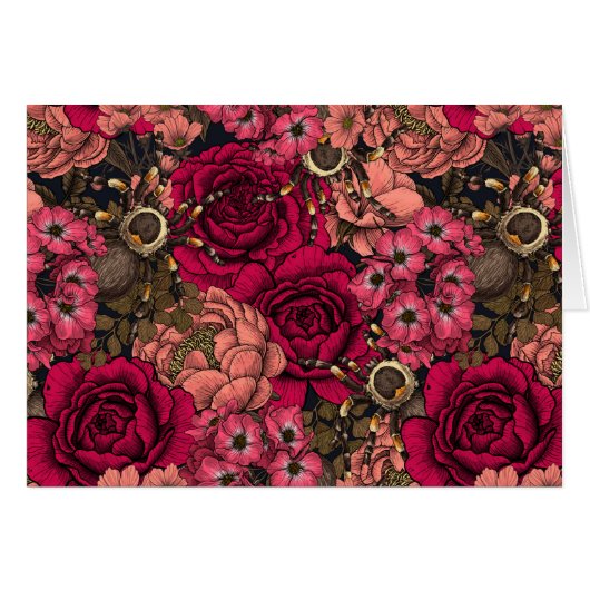 Tarantula garden 4 cards (Front Horizontal)