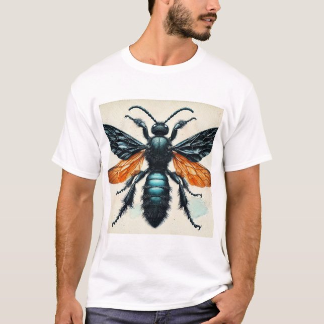 Tarantula Hawk 220824IREF245 - Watercolor T-Shirt (Front)