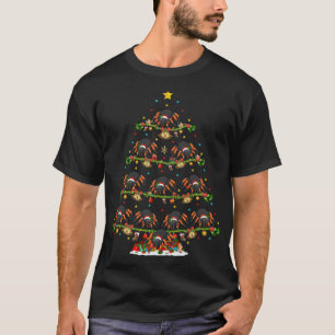 Tarantula Lover Christmas Lighting Santa Tarantula T-Shirt