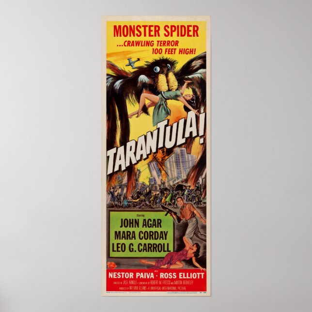 Tarantula! Monster Spider Earth Retro Movie Poster (Front)