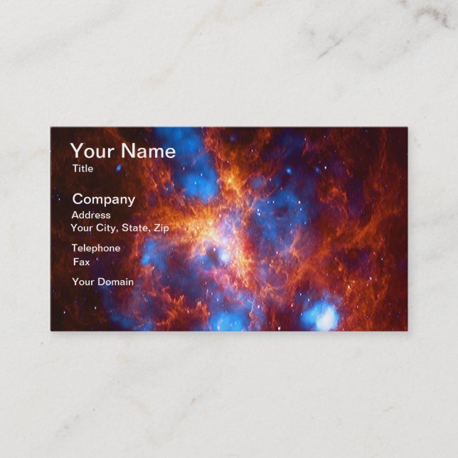 Tarantula Nebula Business Card (Front)