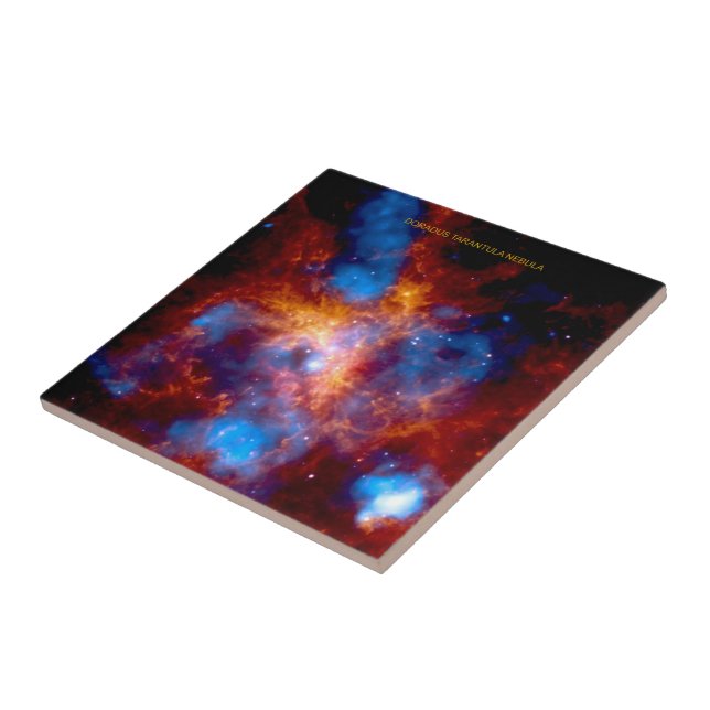 Tarantula Nebula Ceramic Tile (Side)