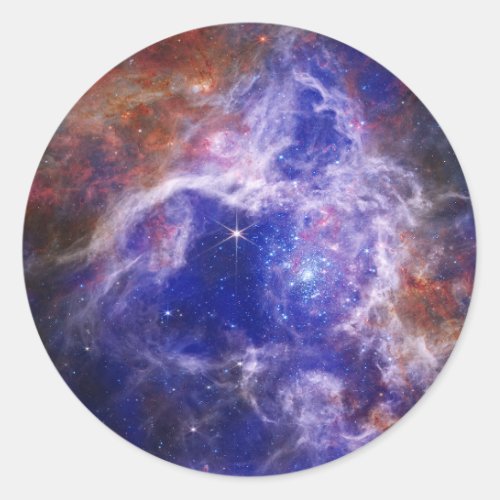 Tarantula Nebula Classic Round Sticker