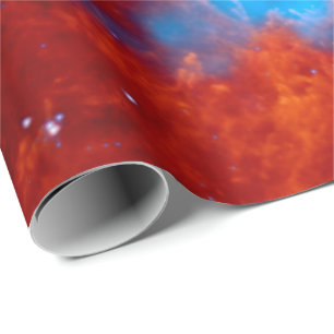 Tarantula Nebula Colorful Infrared Space Photo Wrapping Paper