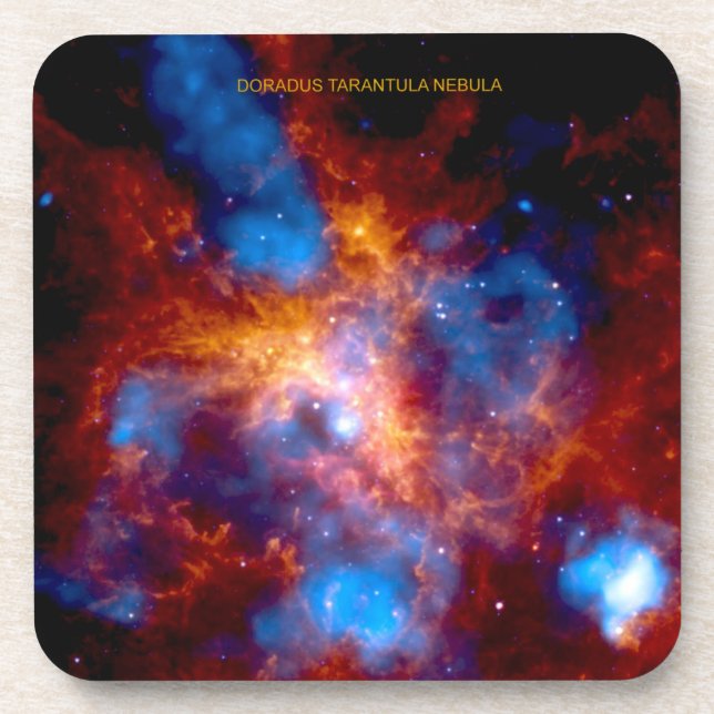 Tarantula Nebula Drink Coaster (Front)