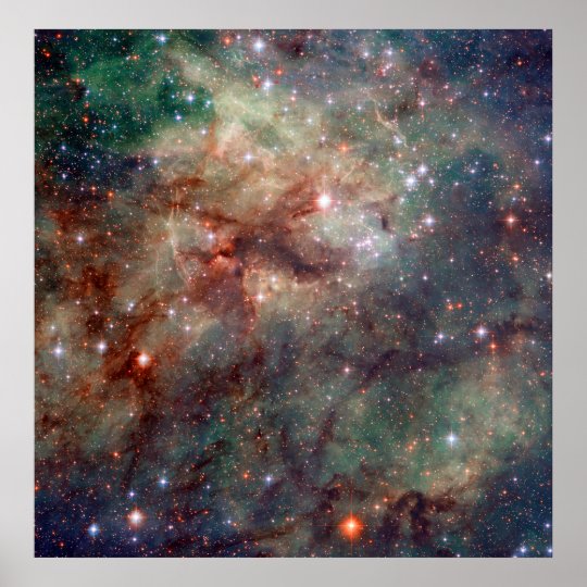 Tarantula Nebula Hubble Space Poster | Zazzle.com