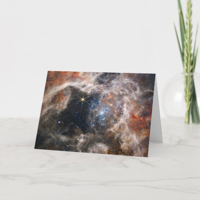 Tarantula Nebula Image from JWST Card (Front)