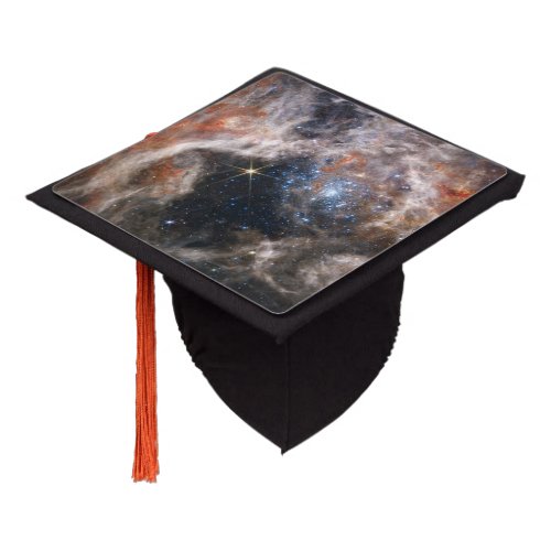 Tarantula Nebula Image from JWST Graduation Cap Topper