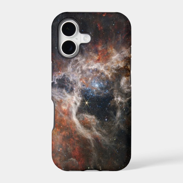 Tarantula Nebula Image from JWST Iphone Case (Back)