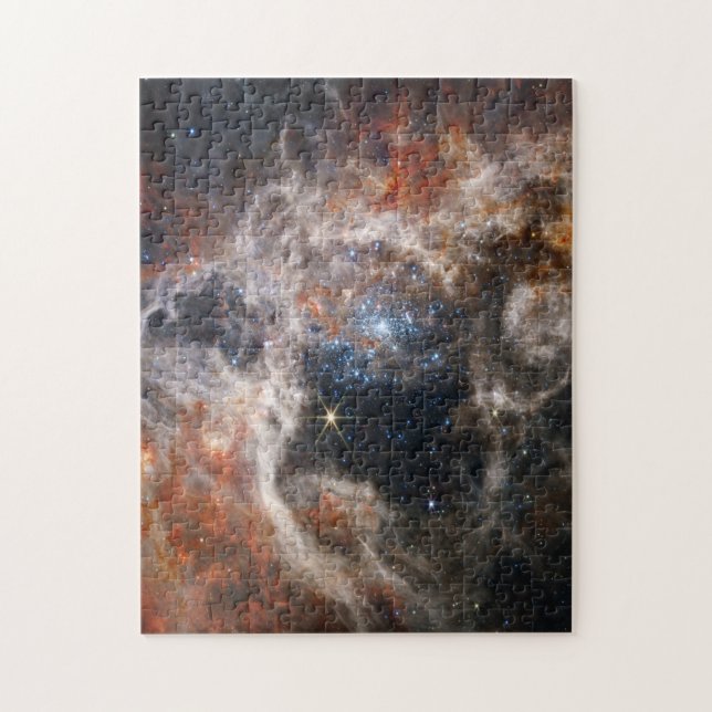 Tarantula Nebula Image from JWST Jigsaw Puzzle (Vertical)