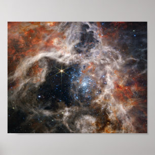 Tarantula Nebula Image from JWST Poster