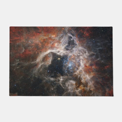 Tarantula Nebula James Webb Telescope nasa stars Doormat