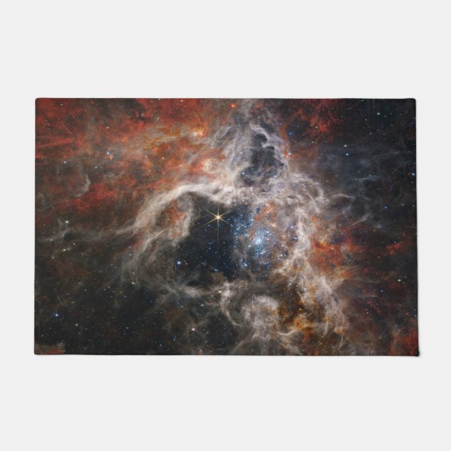 Tarantula Nebula James Webb Telescope nasa stars Doormat (Front)