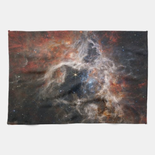 Tarantula Nebula James Webb Telescope nasa stars Kitchen Towel