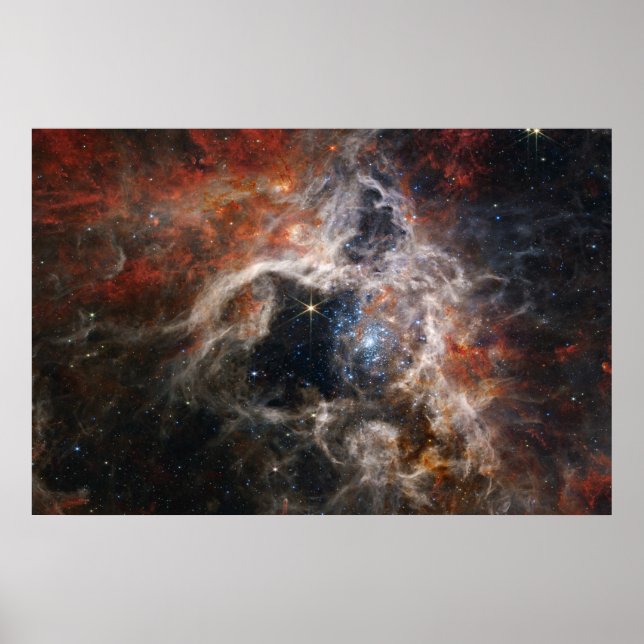 Tarantula Nebula James Webb Telescope nasa stars Poster (Front)