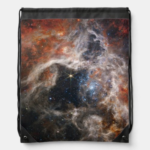Tarantula Nebula James Webb telescope nasa stars s Drawstring Bag