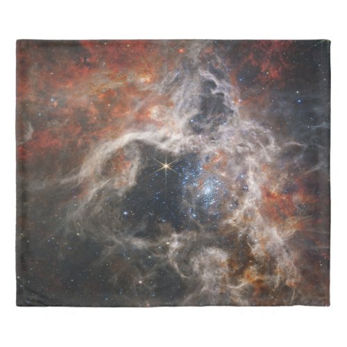 Tarantula Nebula James Webb telescope nasa stars s Duvet Cover