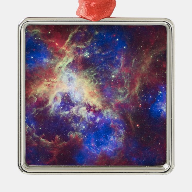 Tarantula Nebula Metal Ornament (Front)