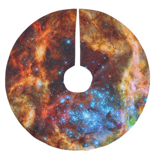 Tarantula Nebula R136 Astronomy Picture Brushed Polyester Tree Skirt