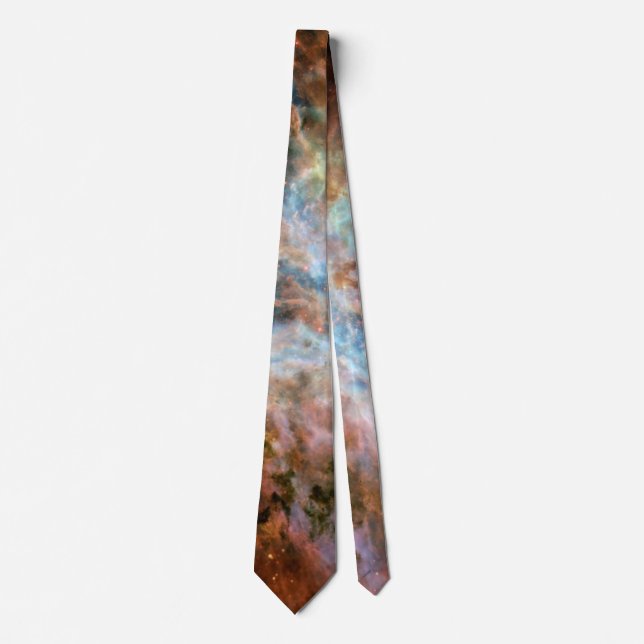 Tarantula Nebula R136 NASA Hubble Space Photo Neck Tie (Front)