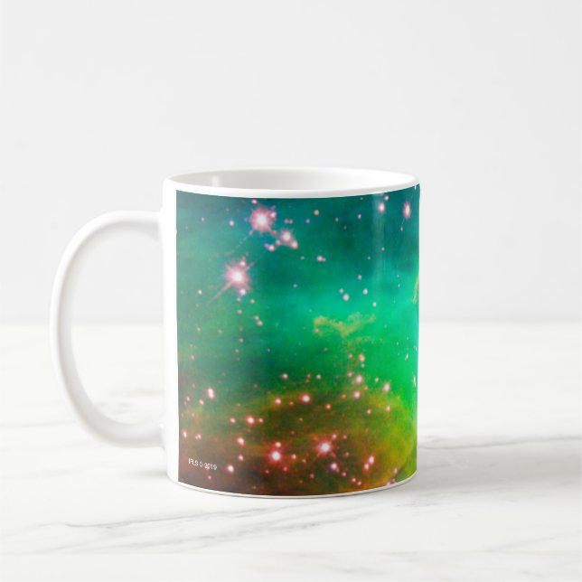 Tarantula Nebula Star Cluster Galaxy Image Coffee Mug (Left)
