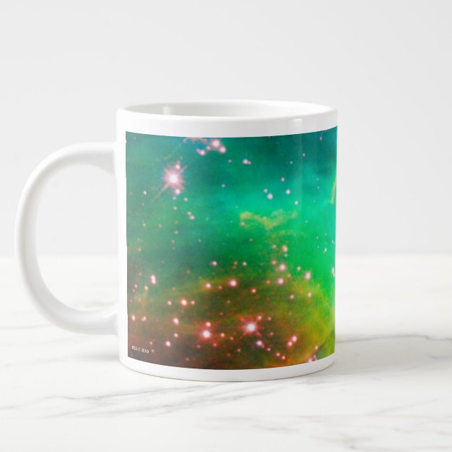 Tarantula Nebula Star Cluster Galaxy Image Giant Coffee Mug (Left)
