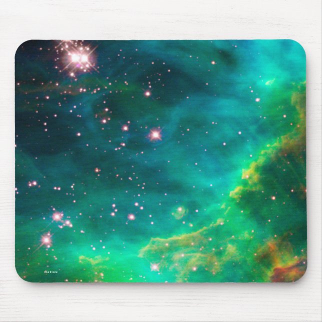 Tarantula Nebula Star Cluster Galaxy Image Mouse Pad (Front)