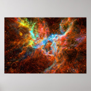 Tarantula Nebula star formation space picture Poster