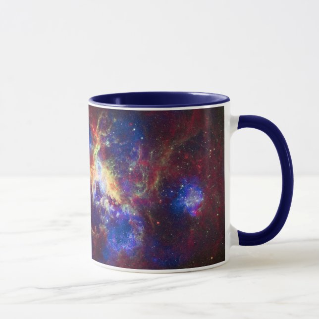 Tarantula Nebula Star Forming Gas Cloud Sculpture Mug (Right)
