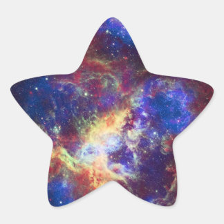 Tarantula Nebula Star Forming Gas Cloud Sculpture Star Sticker