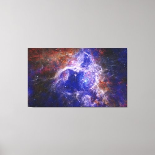 Tarantula Nebula  X_ray  Infrared  Space Canvas Print