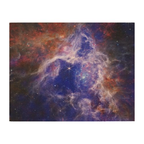 Tarantula Nebula  X_ray  Infrared  Space Wood Wall Art
