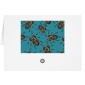 Tarantula on blue cards (Back Horizontal)