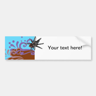 Tarantula on customizable car bumper stickers