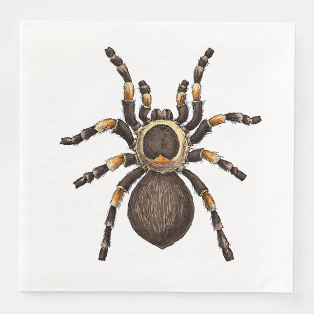 Tarantula Paper Dinner Napkins (Front)
