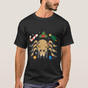 Tarantula Reindeer Funny Cute Spider Owner Christm T-Shirt