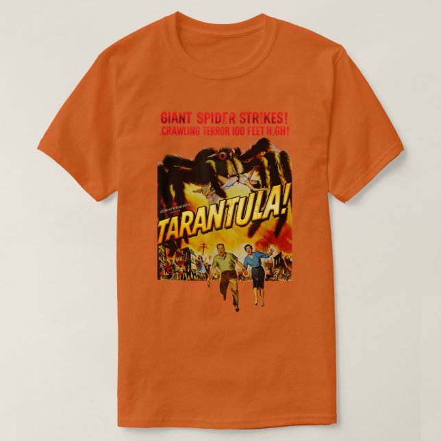 Tarantula! Retro Horror Spider Movie Halloween  T-Shirt (Design Front)