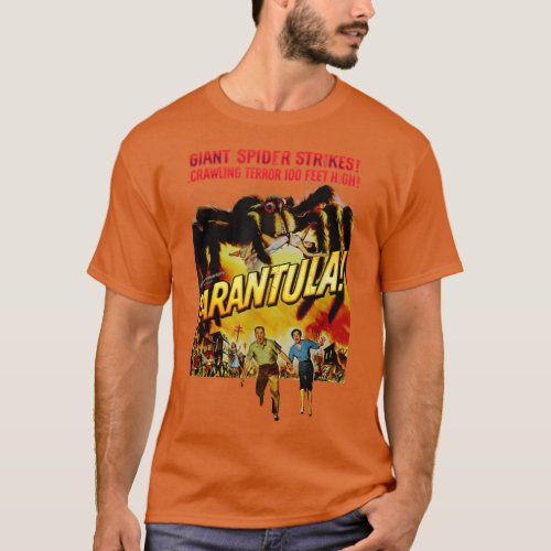 Tarantula Retro Horror Spider Movie Halloween  T_Shirt