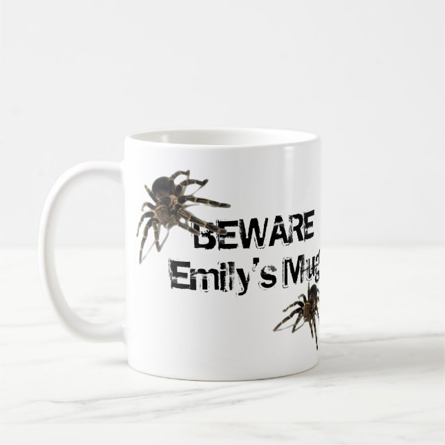 Tarantula Spider Personalized Mug (Left)
