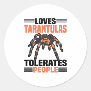 Tarantula Spider Pets Tarantulas Spiders Gifts Classic Round Sticker