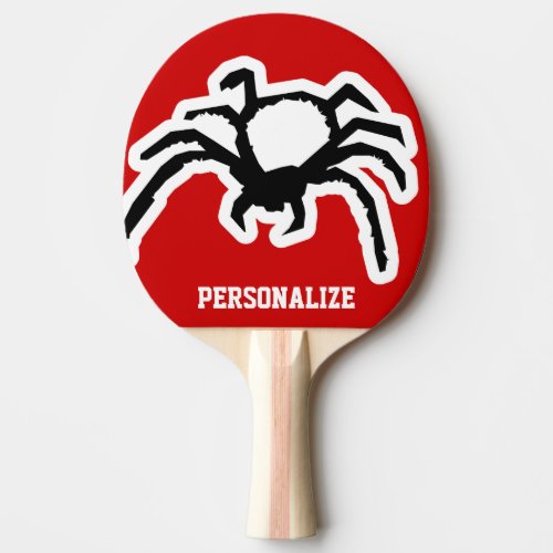 Tarantula spider ping pong paddle for table tennis