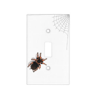 Tarantula Spider With Web Light Switch Cover