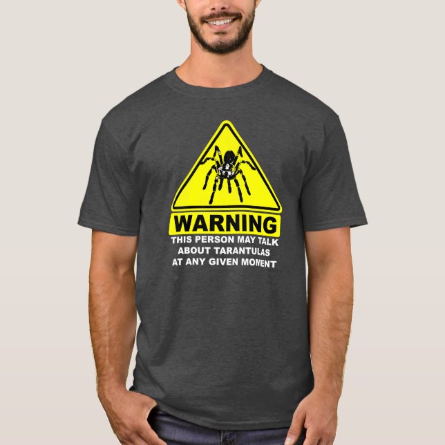 Tarantula Warning T-shirt (Grey) (Front)