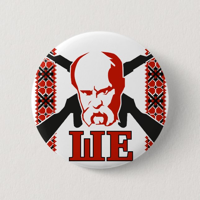 Taras Shevchenko Pinback Button (Front)